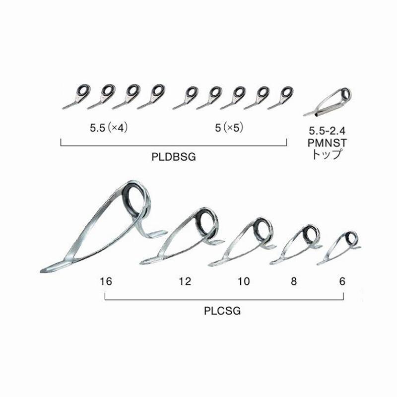 富士工業 ロッドビルディング PLDBSG16151 ステンレス SiC コマセ真鯛(ライト)ガイドセット 富士工業 ロッドビルディング PLDBSG16151 ステンレス SiC コマセ真鯛