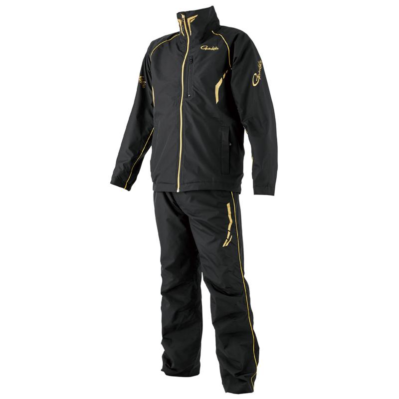 ガマカツ ウィンドブレーカー スーツ Mブラック/ゴールド ガマカツ ウィンドブレーカー スーツ Mブラック/ゴールド