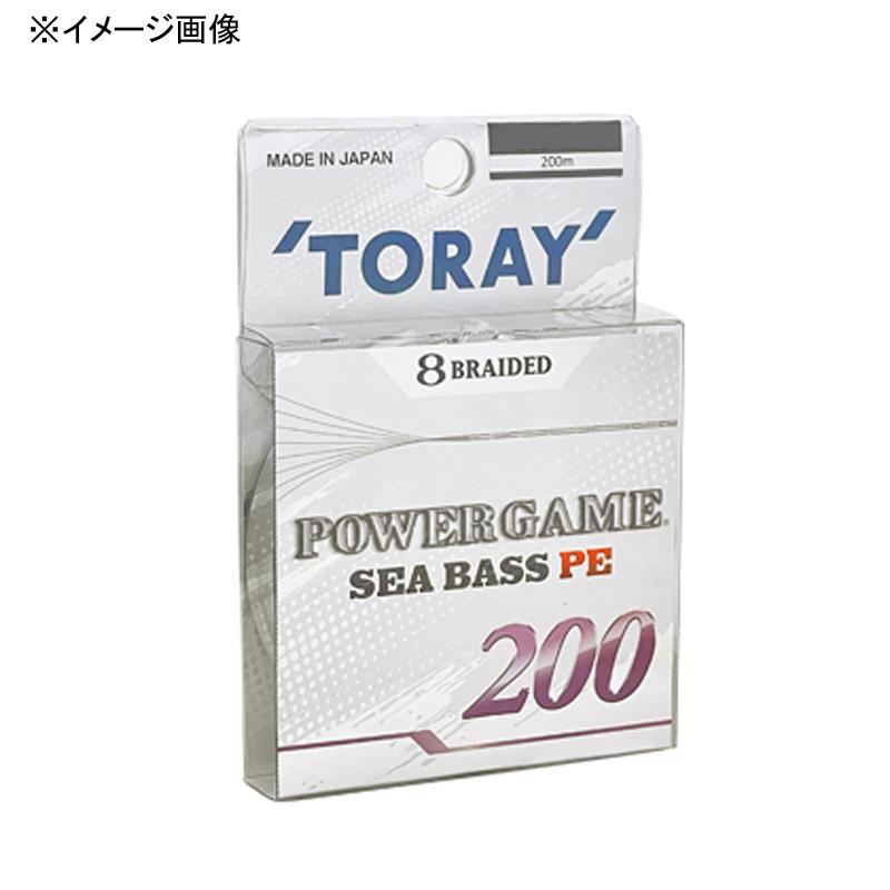 ルアー釣り用PEライン 東レモノフィラメント パワーゲーム シーバスPE