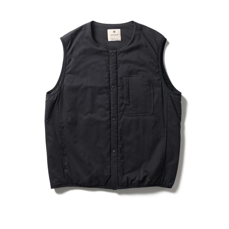  Peak Flexible Insulated Vest（黒）M snow peak（スノーピーク） ベスト(メンズ) Flexible Insulated Vest M