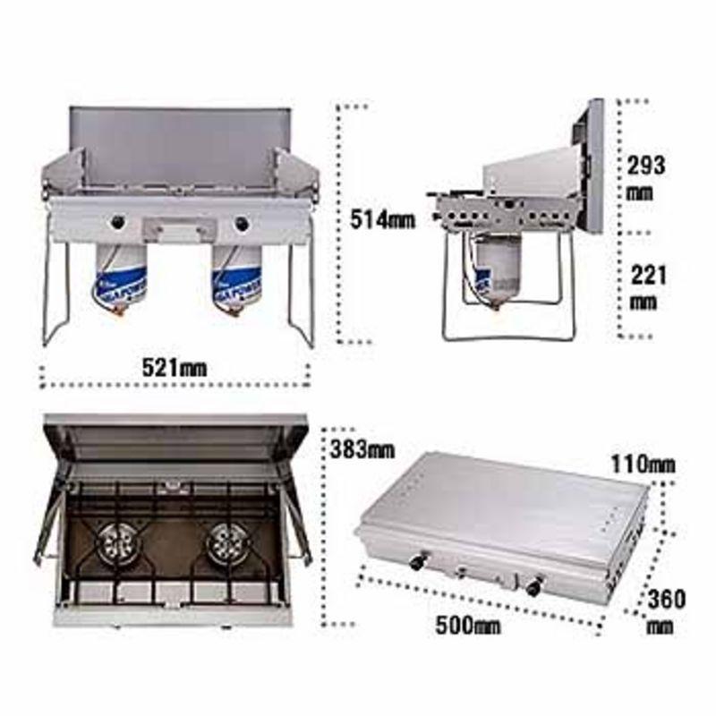 snow peak（スノーピーク） ツーバーナー ギガパワーツーバーナー 液出