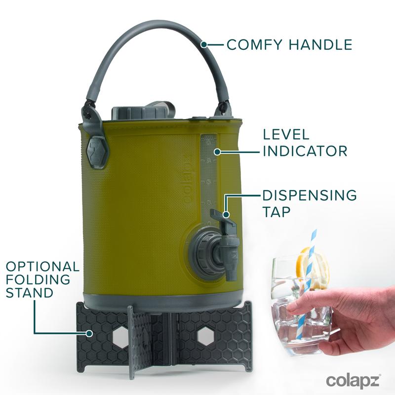 水筒・ボトル・ポリタンク COLAPZ(コラプズ) 正規輸入品 Sorcit / 2in1 KIT (OLIVE) オリーブ_5