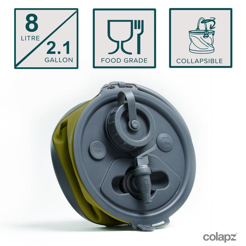 水筒・ボトル・ポリタンク COLAPZ(コラプズ) 正規輸入品 Sorcit / 2in1 KIT (OLIVE) オリーブ_8