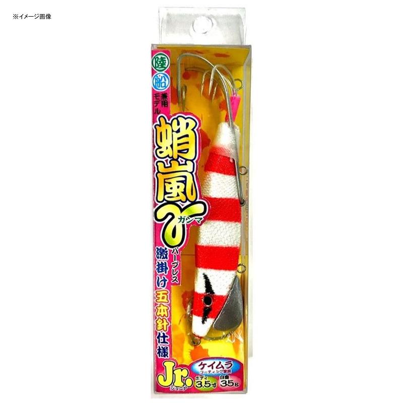 No.8741 ナカジマ　蛸嵐Big 3個セット　未使用品 5/21は全品+P5% エギング(エギ) ナカジマ 蛸嵐γ ビッグ 4.5寸 Z赤白