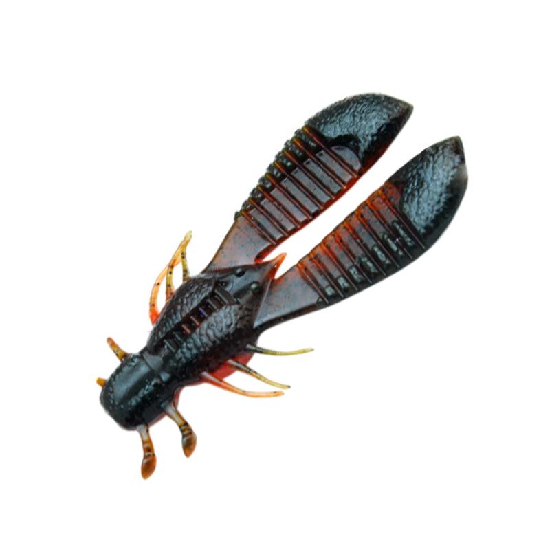 バス釣り用ソフトルアー レイドジャパン エグチャンク 4インチ 056 オレンジパンチ Ginger掲載商品