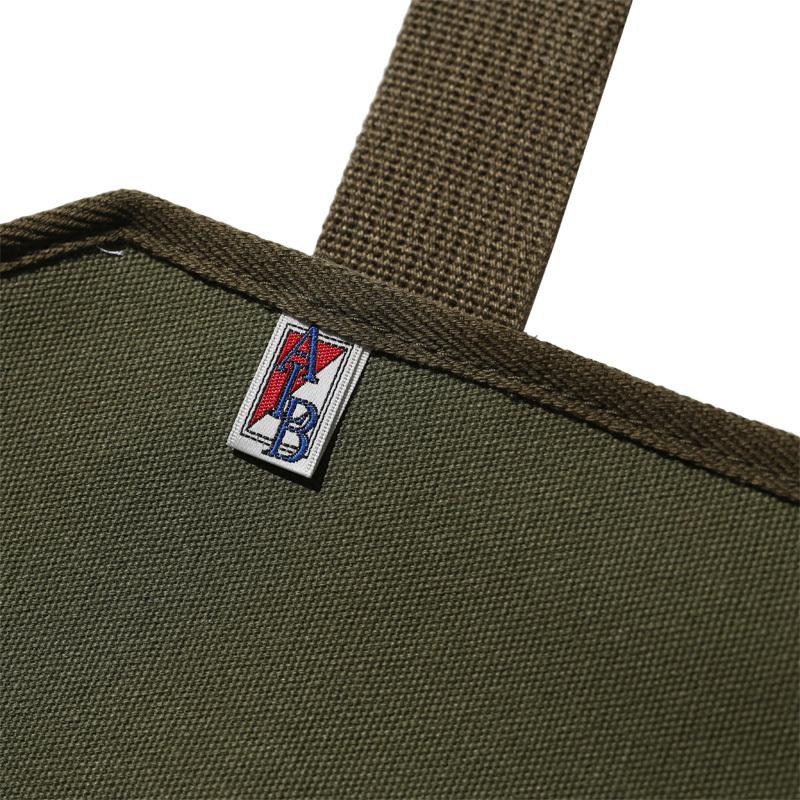AS2OV CANVAS FIREWOOD BAG KHAKIの画像