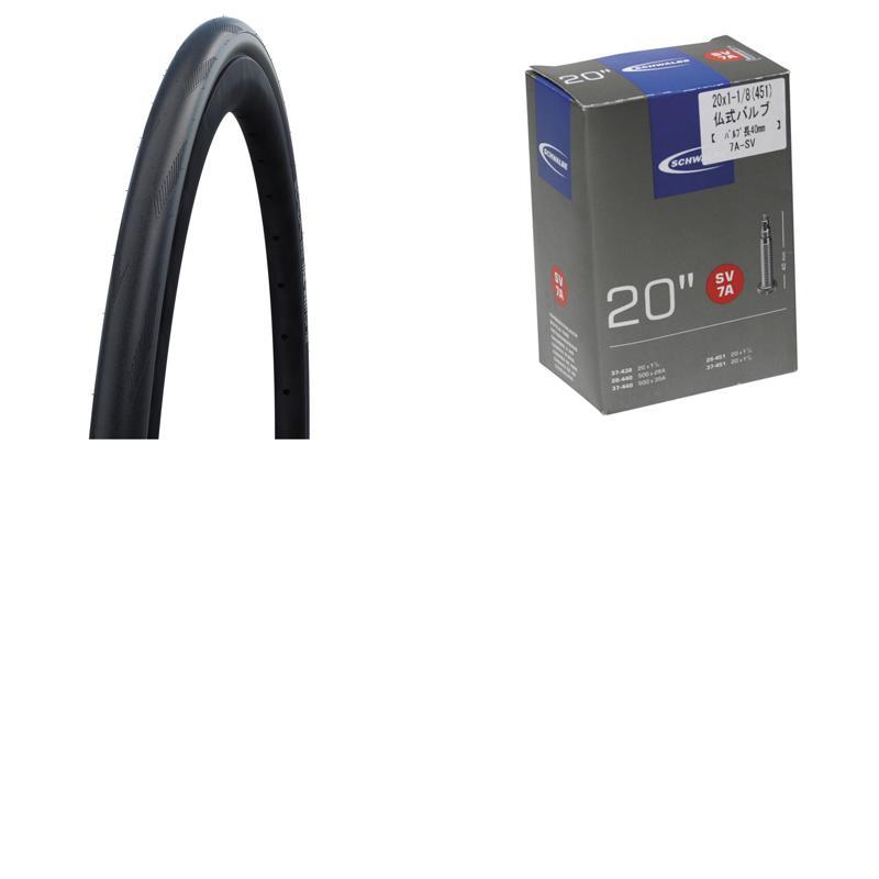 SCHWALBE（シュワルベ） 自転車タイヤ・チューブ 2点セット 正規品