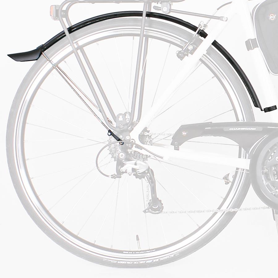 自転車アクセサリー SKS (正規品)ヴェロ 42 アーバン ステー付き マッドガード 700C用 ブラック｜naturum-outdoor｜03