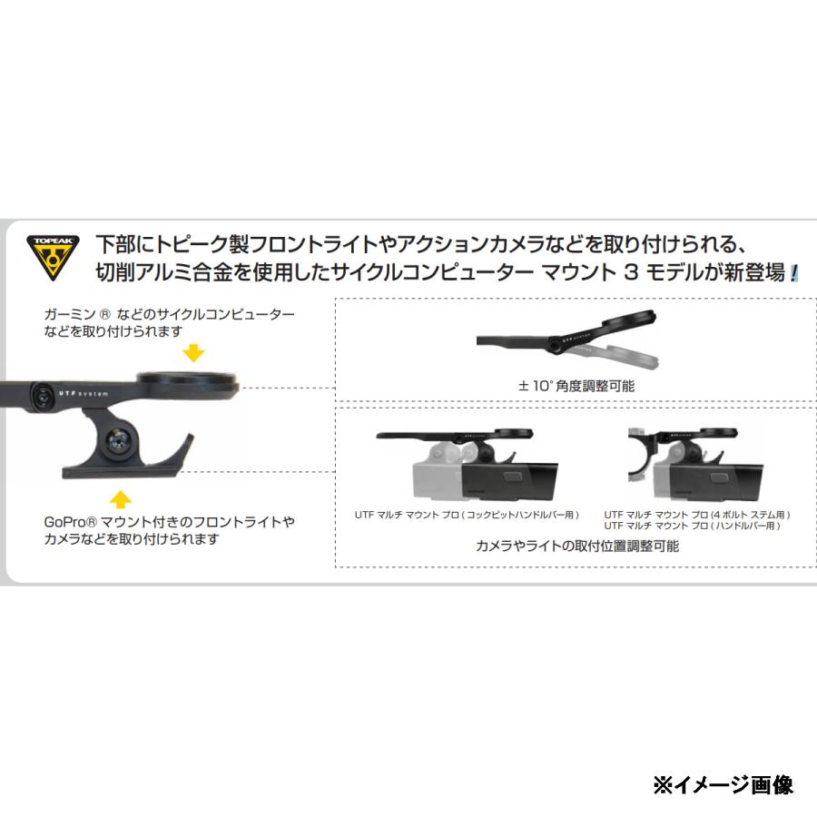 自転車アクセサリー トピーク UTF マルチ マウント プロ( ハンドルバー用)｜naturum-outdoor｜02