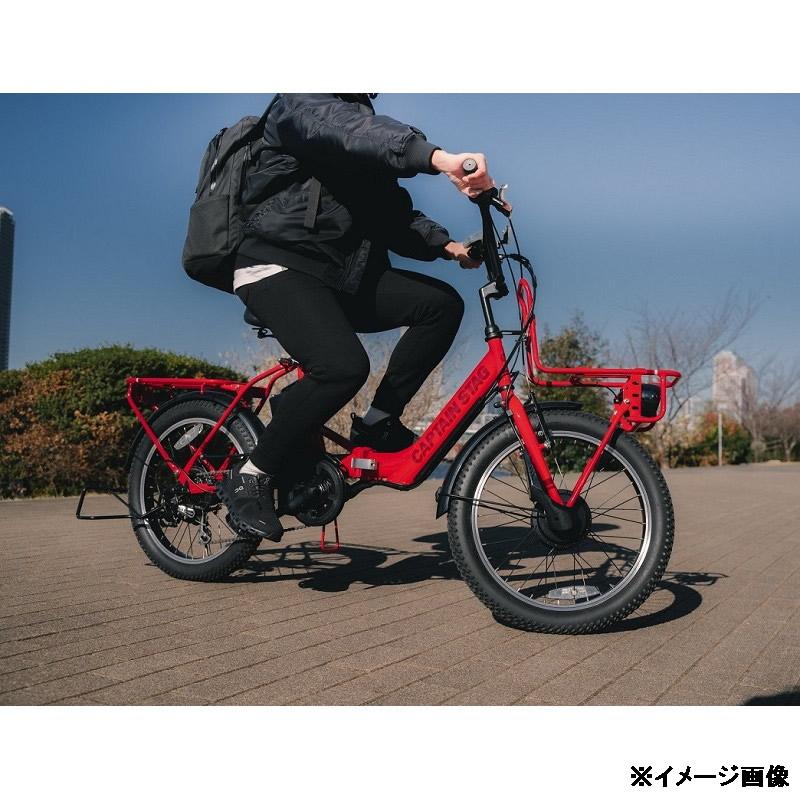 折りたたみ自転車 キャプテンスタッグ eバーギー 電動FDB206 20インチ マットブラック(MBK)｜naturum-outdoor｜11