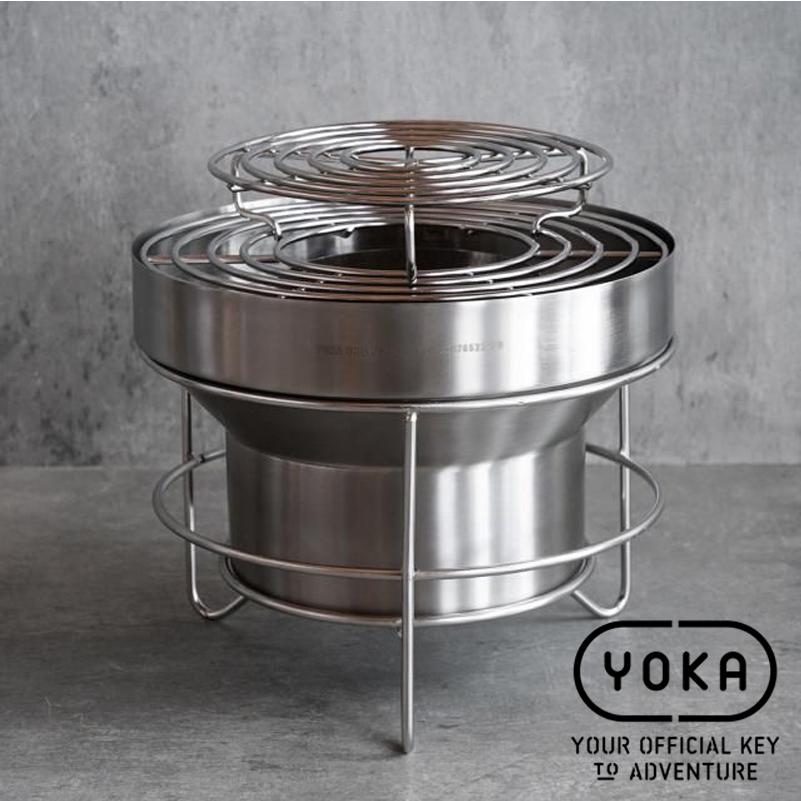 【新品・未使用】YOKA ヨカシチリン プラスプラス 七輪 焚き火台 BBQ BBQ・七輪・焚火台 ヨカ ヨカシチリン プラスプラス YOKA SHICHIRIN++