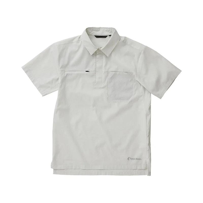 Teton Bros. トップス(メンズ) CHILL POLO(チル ポロ)  L  WHITE トップス(メンズ) Teton Bros. CHILL POLO(チル ポロ) L WHITE
