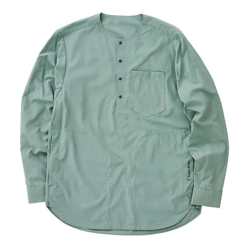 Teton Bros. トップス(メンズ) JOURNEY CREW(ジャーニー クルー)  L  GRAYISH GREEN トップス(メンズ) Teton Bros. JOURNEY CREW(ジャーニー クルー) L