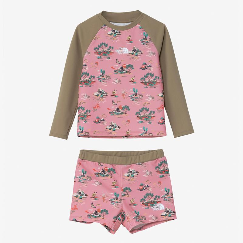 ザ・ノース・フェイス サマーウェア トドラーウォーターウエアセット(キッズ)  120  クラシックカーキ(CK) THE NORTH FACE（ザ ノースフェイス） サマーウェア トドラー