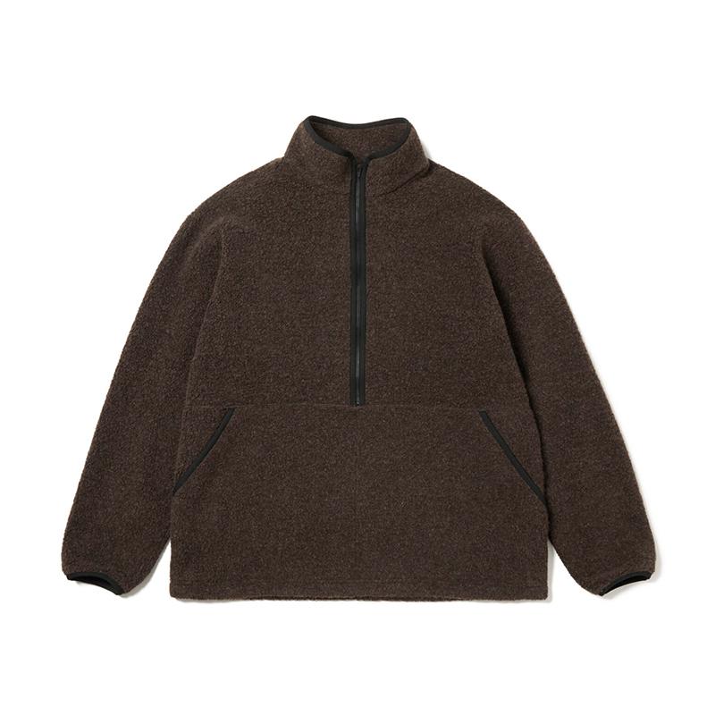 スノーピーク アウター(メンズ) Recycled Wool Boa Pullover  L  Dark Brown snow peak（スノーピーク） アウター(メンズ) Recycled Wool Boa