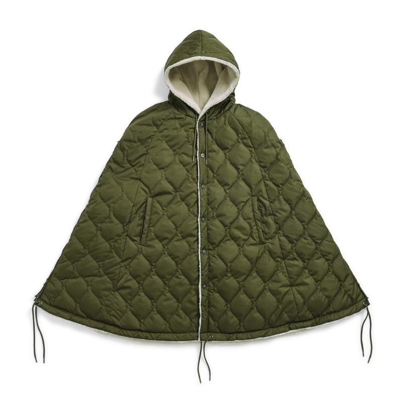 1/1は全品+P5% アウター(メンズ) TAION ミリタリーダウンケープ