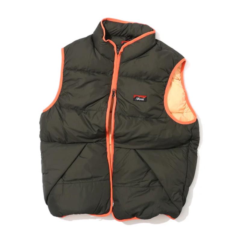 ベスト(メンズ) ナンガ LIGHT WEIGHT PLAYLAND DOWN VEST L GRY