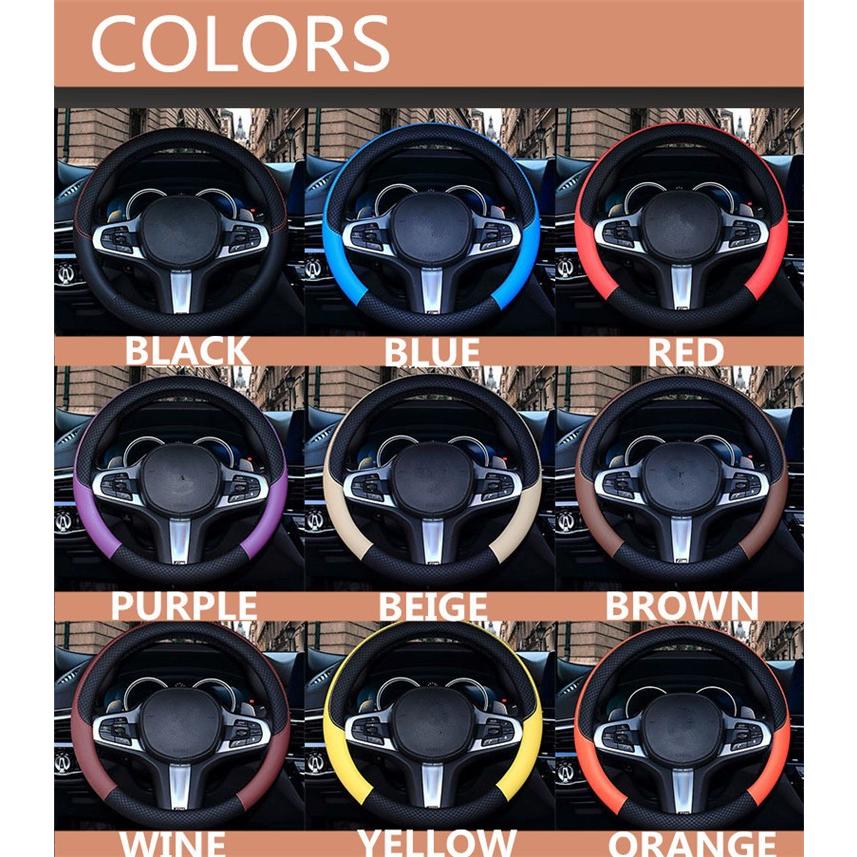 ハンドルカバーで車内をオシャレにアレンジ ハンドルカバー ステアリングカバー9colors 車 おしゃれ グリップ 軽自動車 カーグッズ カー用品38cm Na Fxpc ナチュラルヤフー店 通販 Yahoo ショッピング