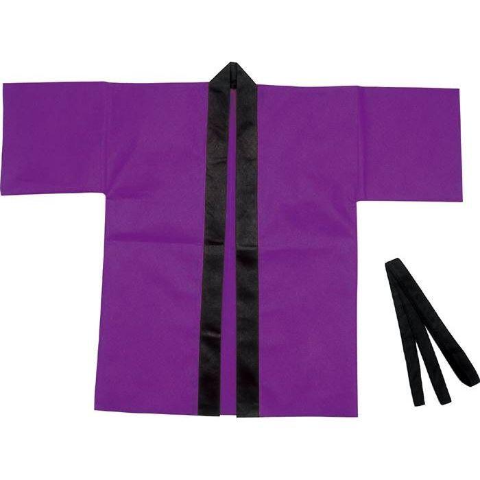 買い誠実 アーテック カラー不織布ハッピ 子供用 S 衣装 衣装ベース 【数量は多】 紫