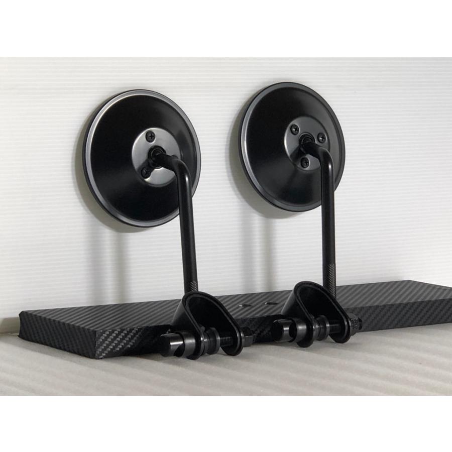 送料一律￥ ヌケヌケ！ゼニゴン ミラー ショート！ブラック 左右セット