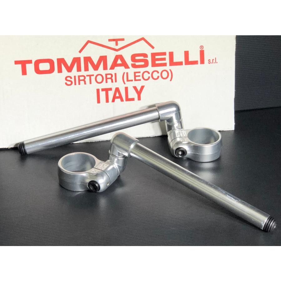 貴重！トマゼリ製ハンドルセパハンコンドルカワサキ実動車取り外し3分割 TOMMASELLI（トマゼリ） 本物！刻印有！トマゼリ セパレート ハンドル