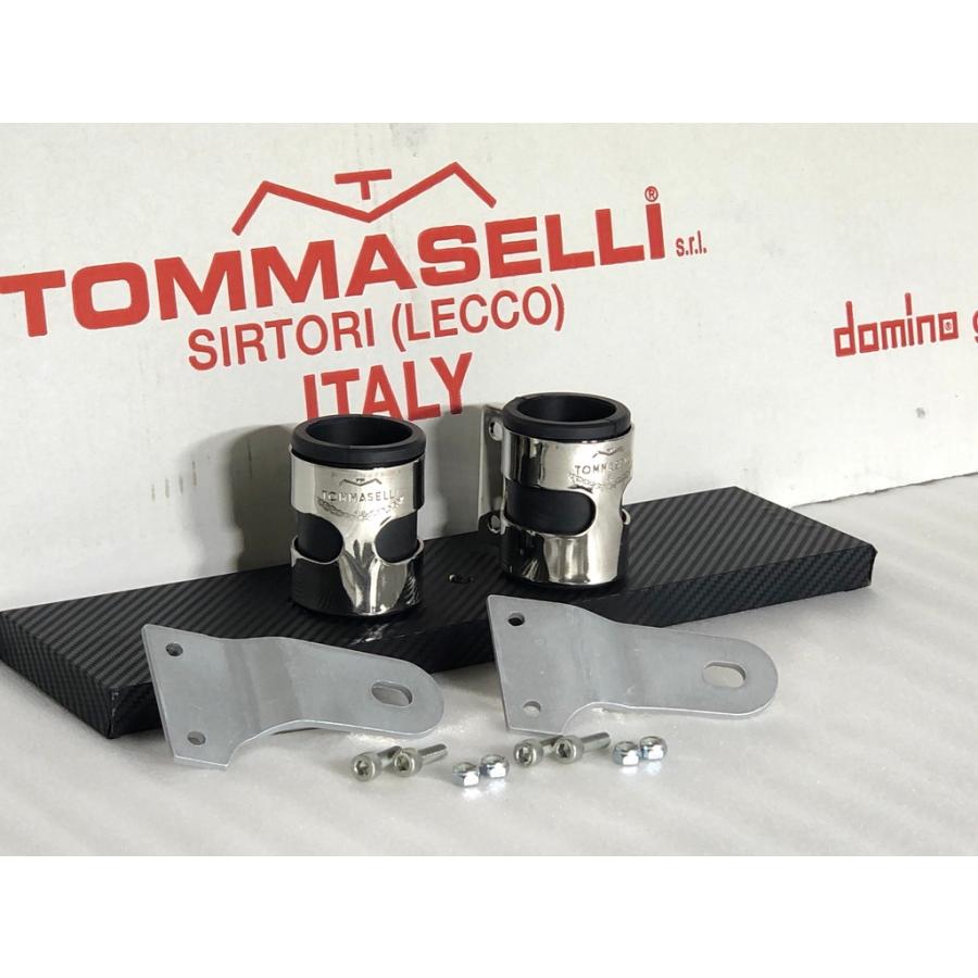 本物！刻印有！トマゼリ ヘッドライトステー 40Φ 用 検）TOMMASELLI Italy コンドル ゴールドコマンダー コニー マルゾッキ  ヘンリーアベ