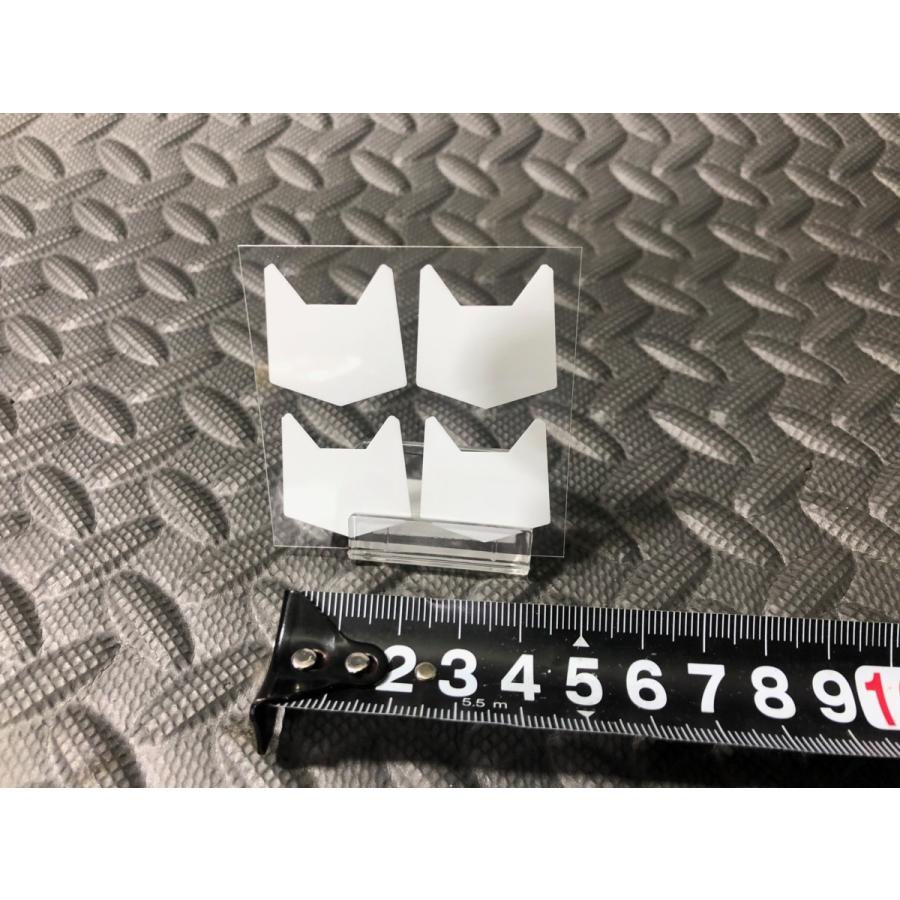 マーシャル SEV MARCHAL 正規品 メッキステッカー 黒×シルバー 4枚組
