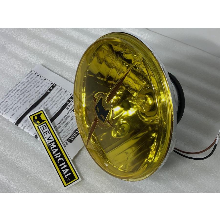 S.E.V. MARCHAL ゴールド ヘッドランプ ☆送料一律 ステッカー付！マーシャル SEV MARCHAL ヘットランプ 722