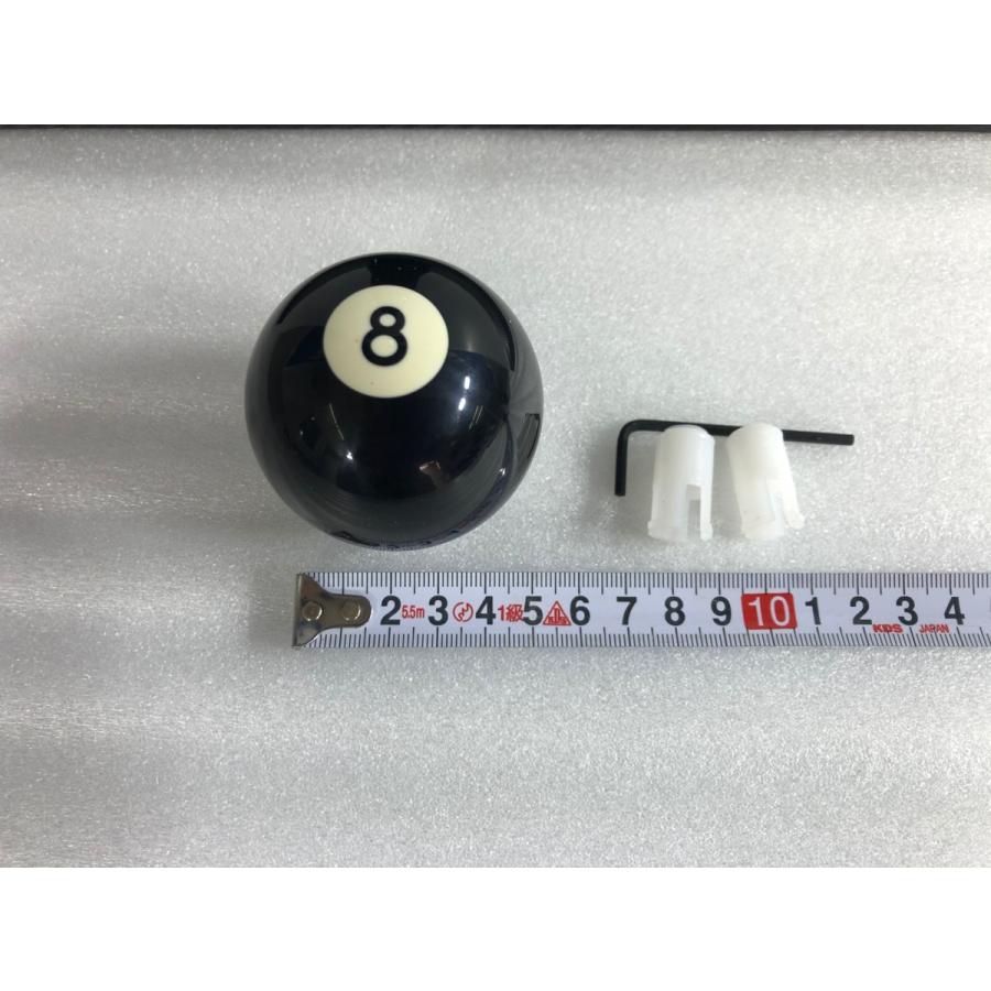 MOONEYES 栃木発 ￥全国送料一律￥ ラッキー 8ボール シフト ノブ L