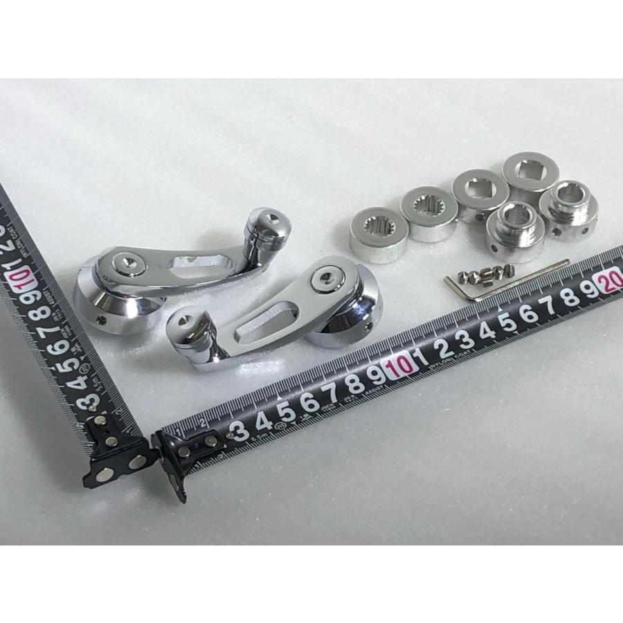 MOONEYES ￥送料一律￥スロッテド ウィンドウ クランク ショート 検