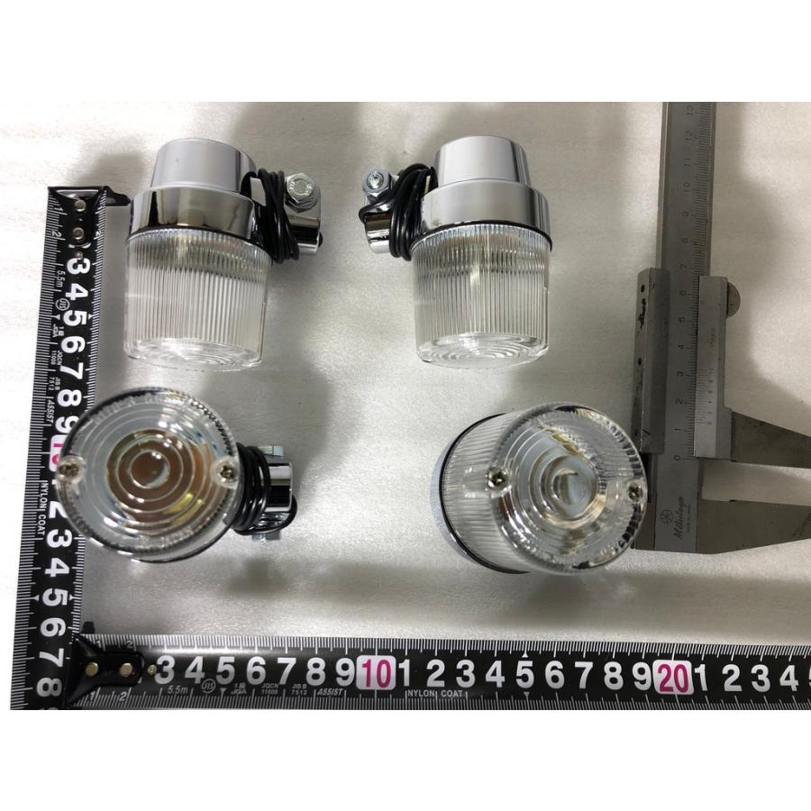 CGC社外ウィンカー4つセット汎用アルミクリア
