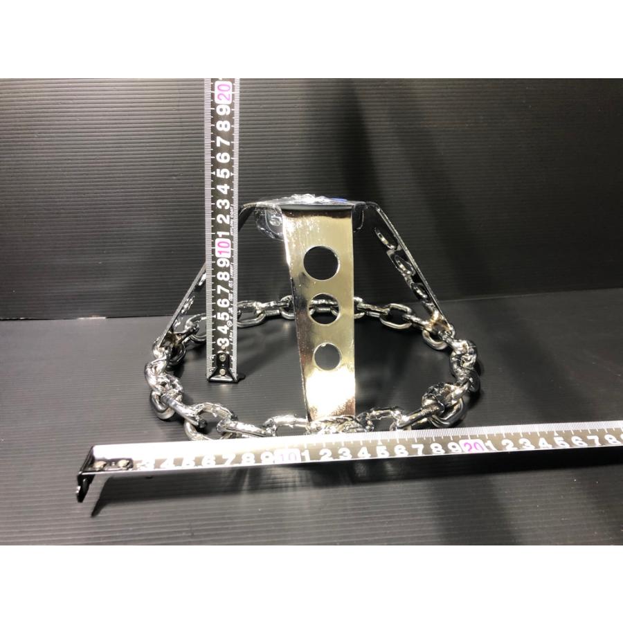 MOONEYES ☆久々入荷☆ メッキ チェーン リンク 3スポーク 25cm GS741