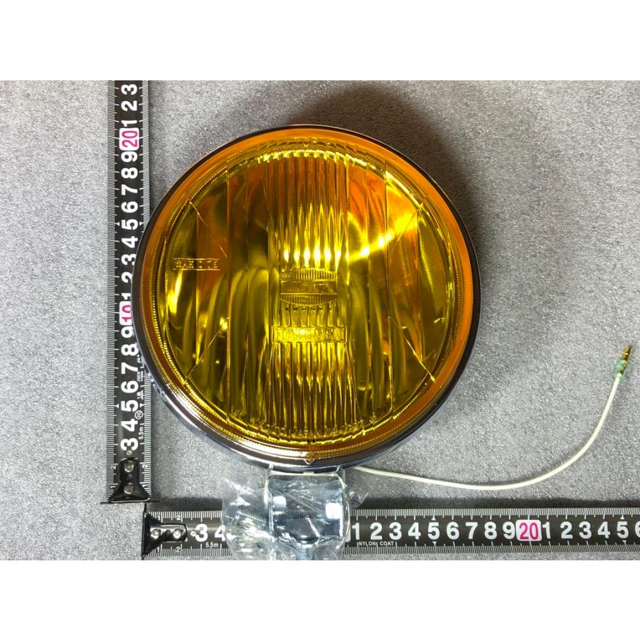 送料一律 ★ 2個set ★ 小糸製作所 161型 丸 ハロゲン ドライビング ランプ イエロー 黄 色 検）Marshall シビエ CIBIE 凸 旧車 当時_4