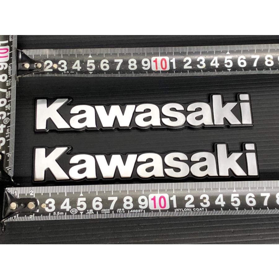 カワサキ（Kawasaki） ☆金属製☆ 純正 タンク エンブレム メッキ S