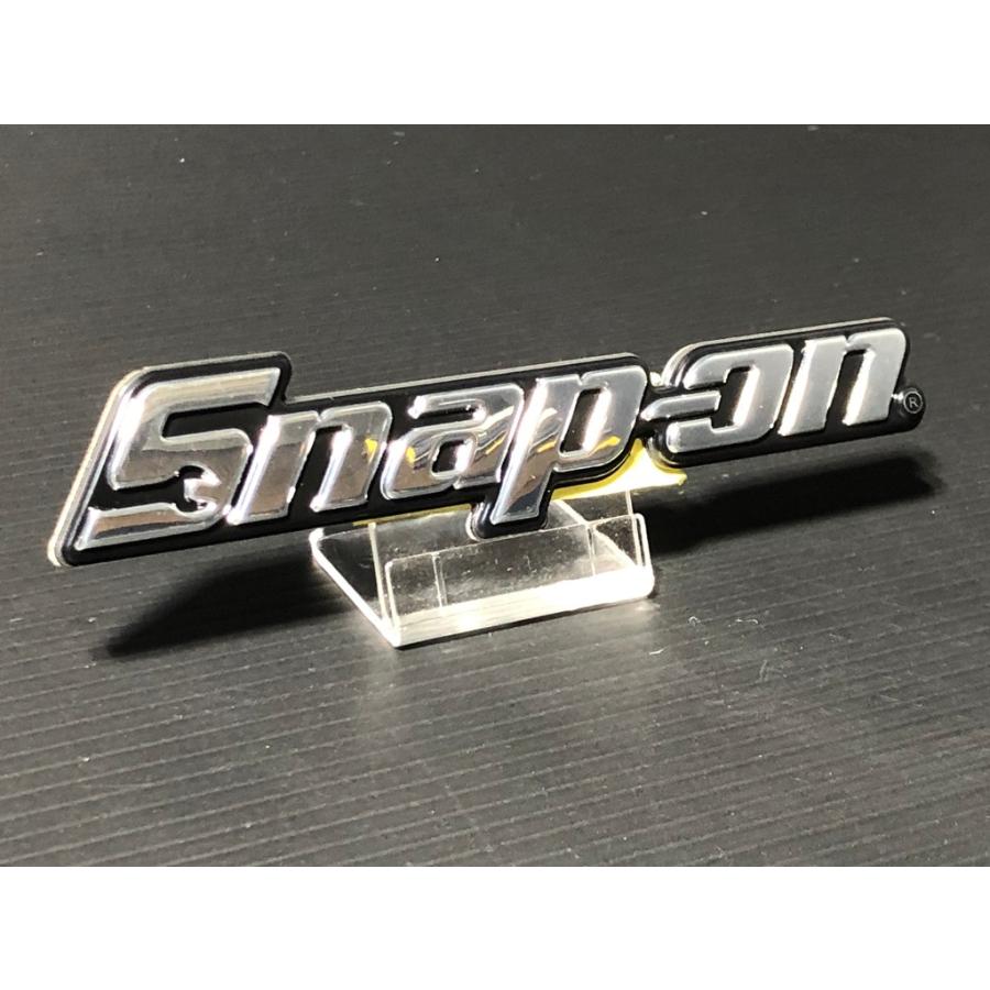 ￥送料一律￥ ＊正規品＊ スナップオン Snap-on エンブレム メッキ 小 検）バッジ シール ステッカー メッキ 金 ゴールド 工具箱｜nautoplan