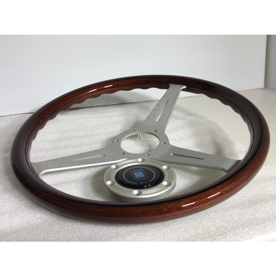 ★在庫OK★NARDI ナルディー N162 Vitet ウッド シルバー スポーク 360mm 検）360φΦ ウット パイ 検）パイ Φ ウット 銀 ランクル ジム｜nautoplan｜06