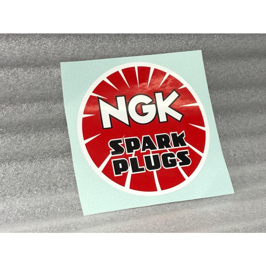 ☆栃木発☆ NGK 日本特殊陶業 ロゴ ステッカー 検）HRC TRD インパル