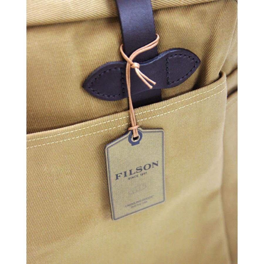 ラギッドツィル トートバッグ ウィズ ジッパー/FILSON RUGGED TWILL TOTE BAG WITH ZIPPER / ラギッドツィル トート