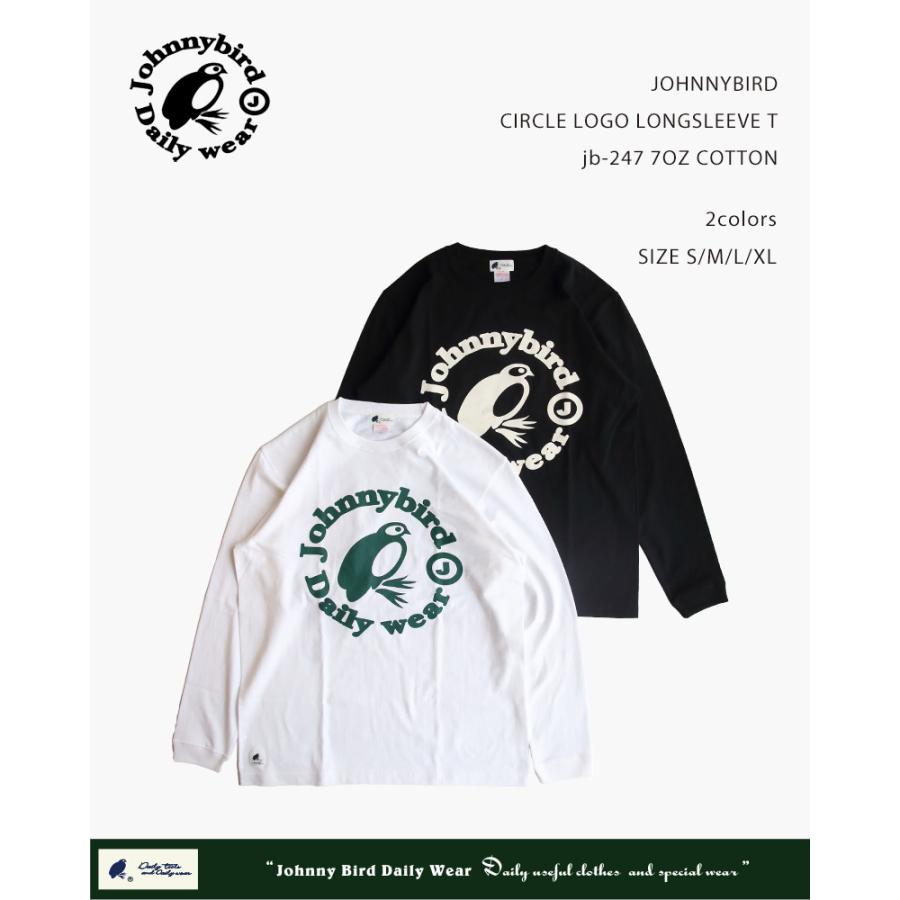 JOHNNNYBIRD CIRCLE LOGO LONGSLEEVE T jb-247 7OZ COTTON / ジョニー