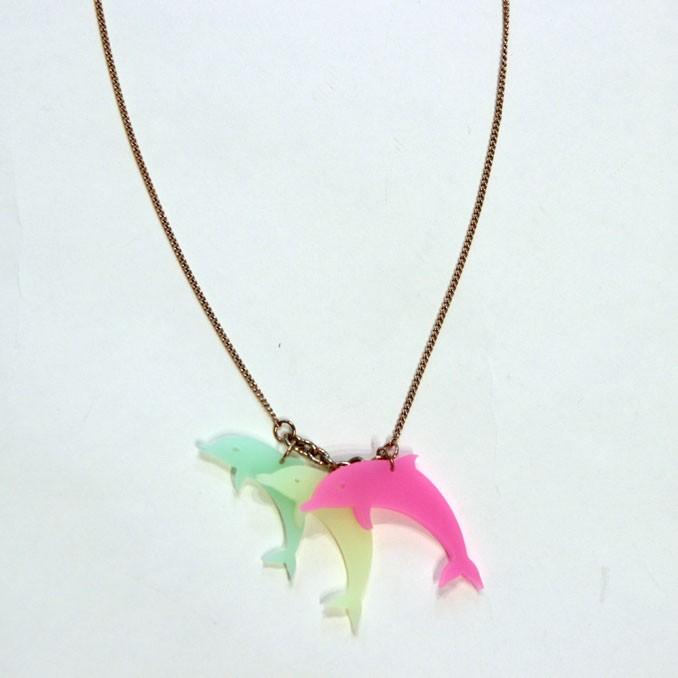 Tatty Devine(タッティーディバイン) Dolphin Necklace ネックレス　1430073