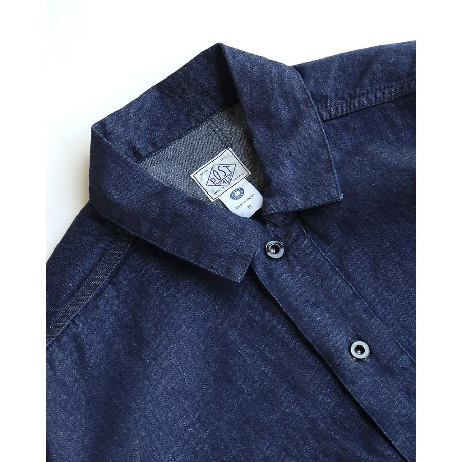 POS ポストオーバーオールズ POSTOVERALLS L カバーオール ササフラス・ポストオーバーオールズ・ラリースミス・セント