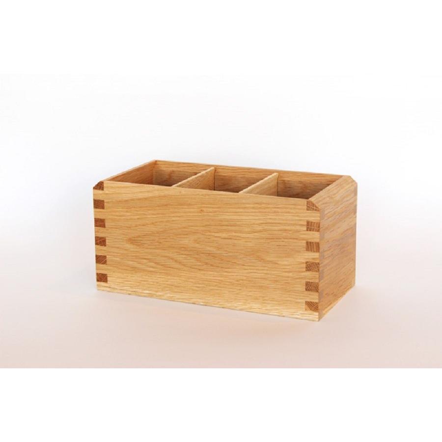 木製 多用途ペン立て ナチュラル 01060-10 オークヴィレッジ Oak Village 国産材使用 伝統工法による木製文具 |  | 01