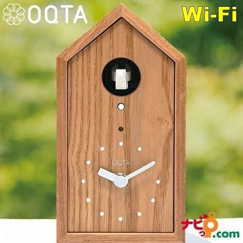 OQTA 鳩時計 置時計 HATO もく Wi-Fi キズナ聞こえる鳩時計 思いだけを
