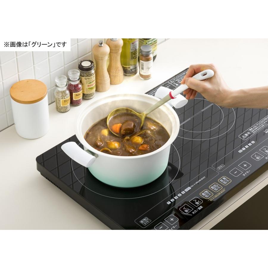ビタクラフト ライト 無水鍋 両手鍋 21cm ピンク 1004 Vita Craft Light 軽量 IH対応 | apide | 03