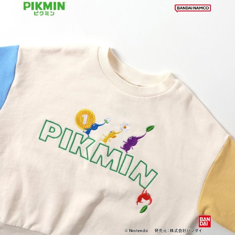 ブリーズ BREEZE 【ピクミン】カラフルトレーナー　ブラック　140cm ブリーズ BREEZE 【ピクミン】カラフルトレーナー （ブラック