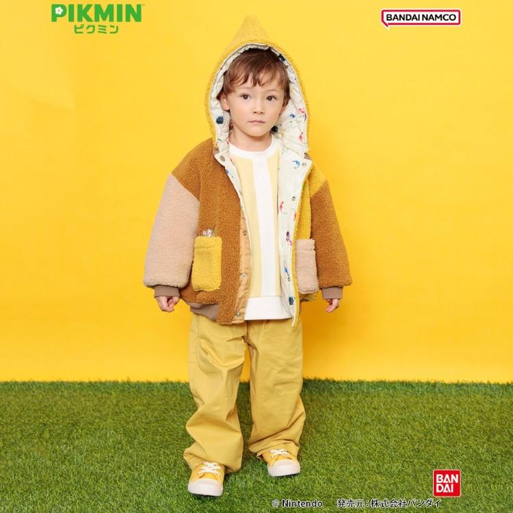 BREEZE ピクミン × BREEZE リバーシブルボアゾン キッズ 子供