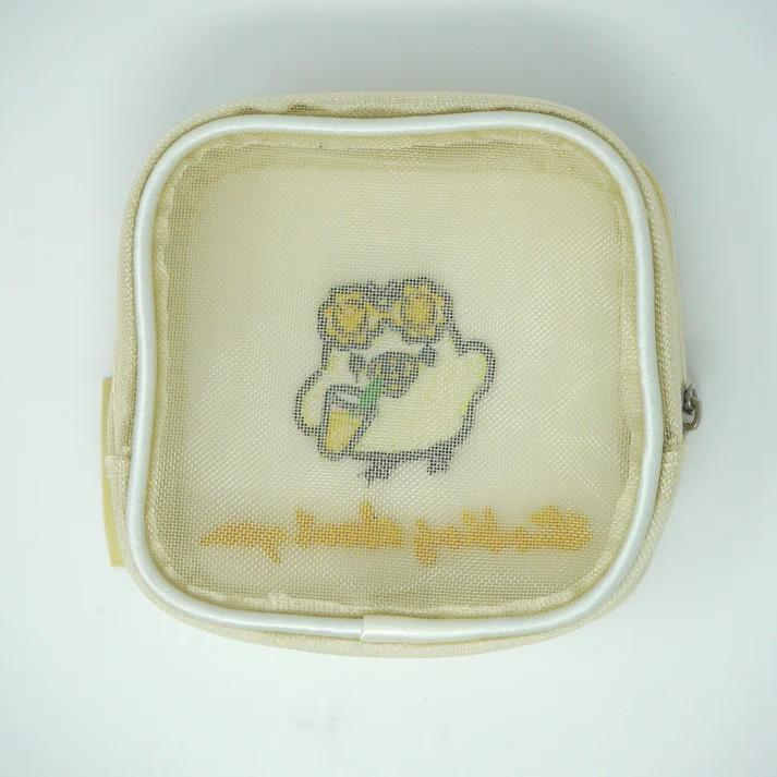 リラックマ キイロイトリ 刺繍 メッシュポーチ SUMMER MAR-016 夏