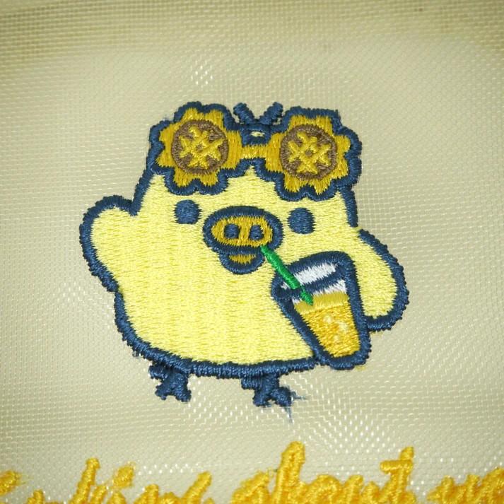 リラックマ キイロイトリ 刺繍 メッシュポーチ SUMMER MAR-016 夏