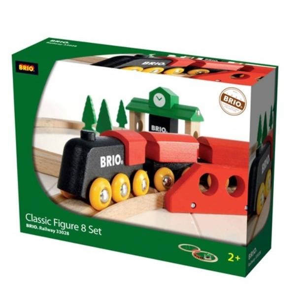 ブリオ BRIO 木のおもちゃ クラシックレール８の字セット 33028 | BRIO | 01