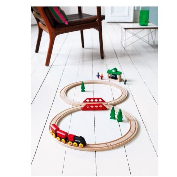 ブリオ BRIO 木のおもちゃ クラシックレール８の字セット 33028 | BRIO | 03
